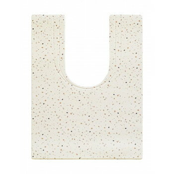 スキマにピタっ!PVCトイレマット　耳長　80×60cm テラゾー 【北海道・沖縄・離島配送不可】