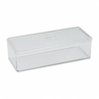 佐藤金属興業 スタッキング クリアケース(フタ付) 【北海道・沖縄・離島配送不可】