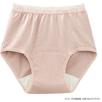 ケアファッション 安心快適水玉柄ショーツ(婦人) モカ LL 3816003 【北海道・沖縄・離島配送不可】