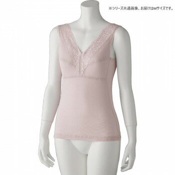 ケアファッション アロエ加工カップ付ノースリーブインナー(婦人) ピーチ M 9751201 【北海道・沖縄・離島配送不可】