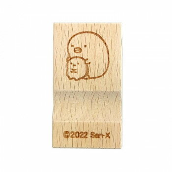 ブナ材を使用した箸置き。サイズ：60×100×28mm個装サイズ：9×6.1×3cm重量：15g個装重量：10g素材・材質：天然木(ブナ)仕様：(C)SAN-X CO. LTD. ALL RIGHTS RESERVED.生産国：日本