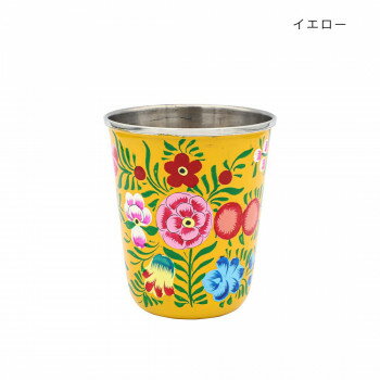 ＜＜ご注意下さい＞＞こちらの商品はメーカーよりお客様へ直接お届けの品になります。 当店での在庫はしておりません。在庫の有無はメーカー在庫のみになりますので、急な欠品や急に廃盤になる可能性がございます。こちらの商品の配送について○北海道・沖縄・離島につきましては、配送不可となりますので予めご了承お願いします。こちらの商品の包装(ラッピング)について○上記の理由(メーカーより直送)により包装はできませんので予めご了承お願いします。こちらの商品の不具合について○お届けしましたこちらの商品に不具合があった場合、商品到着日より1週間以内に当店にご連絡ください。メーカーが直接対応させて頂きます。○お客様がご自身で修理された場合、費用の負担は致しかねますので予めご了承下さい。存在感ある色彩豊かなペイントのステンレスホルダーです。お部屋に置けば華やかなペイントがアクセントに。ペンを入れたり造花を飾ったりしてもオシャレ。カシミールペイントとは紙製の張子やステンレスに色鮮やかな色彩で植物や動物を描く、インド北部とパキスタン国境に位置するカシミール地方の伝統工芸です。サイズ：約φ7×H8.5cm個装サイズ：8.5×7×7cm重量：個装重量：500g素材・材質：ステンレス生産国：インド