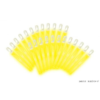 ルミカ　災害備蓄用ルミカライト 24本入り イエロー　E80516 【沖縄配送不可】