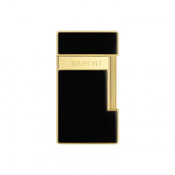 S.T. Dupont エス・テー・デュポン スリミー ライター ブラックラッカー＆ゴールデン 028222