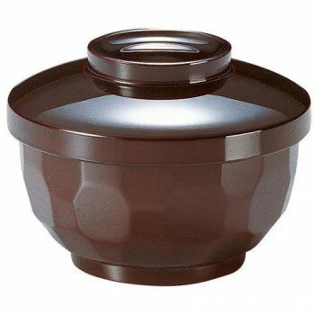 福井クラフト A)亀甲飯器浅型 溜 33601560 【北海道・沖縄・離島配送不可】