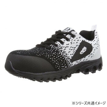 通気性の良いニット素材でクッション性が良く、腰や足の疲労を軽減してくれます。スポーツテイストなカラーリングで普段使いから軽作業まで幅広く活用可能です。サイズ：25.5cm個装サイズ：31.4×21.6×11.8cm重量：約295g個装重量：760g素材・材質：アッパー:ニット素材底:EVA+合成ゴム先芯:樹脂仕様：3E生産国：中国