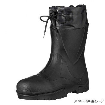 ショートタイプ超軽量セーフティ長靴です。カバー付で異物や水の侵入を防ぎます。サイズ：M個装サイズ：32×26.4×15.6cm重量：約420g個装重量：1180g素材・材質：アッパー:合成ゴム+EVA配合底:合成ゴム+EVA配合先芯:樹脂仕様：3E生産国：中国