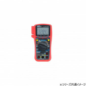 ＜＜ご注意下さい＞＞こちらの商品はメーカーよりお客様へ直接お届けの品になります。 当店での在庫はしておりません。在庫の有無はメーカー在庫のみになりますので、急な欠品や急に廃盤になる可能性がございます。こちらの商品の配送について○北海道・沖縄・離島につきましては、配送不可となりますので予めご了承お願いします。こちらの商品の包装(ラッピング)について○上記の理由(メーカーより直送)により包装はできませんので予めご了承お願いします。こちらの商品の不具合について○お届けしましたこちらの商品に不具合があった場合、商品到着日より1週間以内に当店にご連絡ください。メーカーが直接対応させて頂きます。○お客様がご自身で修理された場合、費用の負担は致しかねますので予めご了承下さい。静電容量、周波数、デューティー比の測定も可能な多機能4000カウントデジタルマルチメーターです。電圧・電流レンジにMA×値/MIN値表示機能が搭載しており、静電容量・周波数・デューティー比の測定が可能です。指示板は日本語表示で、別売品のLAD-240があれば、直流クランプセンサの接続が可能です。サイズ：W98×H177×D39mm個装サイズ：19.2×15.6×5.2cm重量：約300g個装重量：458g仕様：DCV:400mV/4V/40V/400V/1000VACV:400mV/4V/40V/400V/750VDCA:400μA/4000μA/40mA/400mA/4A/10AACA:400μA/4000μA/40mA/400mA/4A/10AΩ:400Ω/4kΩ/40kΩ/400kΩ/4MΩ/40MΩ静電容量:40nF/400nF/4μF/40μF/400μF/4000μF周波数:9.999Hz〜10MHzデューティー比:0.1%〜99.9%電源:9V形乾電池×1電池寿命:約70時間(アルカリ電池)付属品：テストリード、9V形乾電池×1本(お試し電池)、取扱説明書生産国：中国