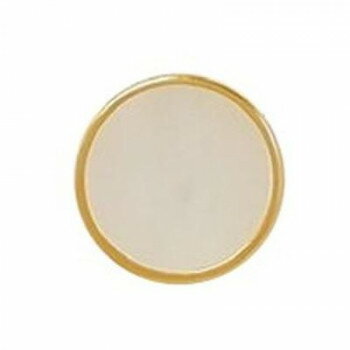 ミササ 飾りボタン 18mm×2ヶ WH MB-531 【北海道・沖縄・離島配送不可】