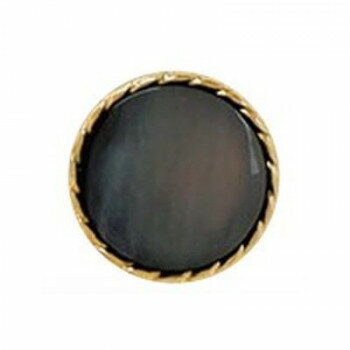 ミササ 飾りボタン 18mm×3ヶ BK MB-543 【北海道・沖縄・離島配送不可】