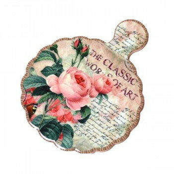 ローズ壁掛ポットプレート(鍋敷き)　JYA-015B 【北海道・沖縄・離島配送不可】