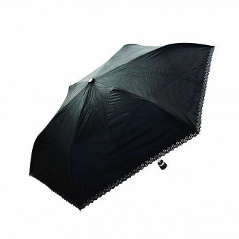 藤田屋 晴雨兼用折りたたみ傘 50cm ヒートカット 無地 ブラック SM-1307(KT) 【北海道・沖縄・離島配送不可】