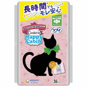 Corner Racks - センターイン ハッピーキャッチ ふつうの日 羽つき 36枚入 ×1個 500-373154-00 【北海道・沖縄・離島配送不可】
