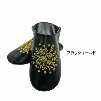 エンブロイダリーバブーシュ ローズ ブラックゴールド 4009119-02 【北海道・沖縄・離島配送不可】