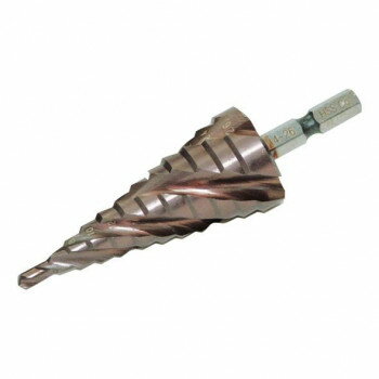 高芝ギムネ製作所 DIA-T 六角軸 スピードステップドリル12段 4.6..8.10.12.14.16.18.20.22.24.26mm 221..