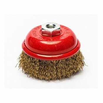 高芝ギムネ製作所 DIA-T 超軽量カップブラシ (真鍮コート) 75mm CB-002 【北海道・沖縄・離島配送不可】(4.0)