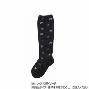 神戸生絲 婦人柄しめつけません毛混足底パイルソックス 22-25cm 3911 ブラック 【北海道・沖縄・離島配送不可】