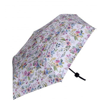 プリマベーラ 晴雨兼用折り畳み傘 ホワイト BA059617 【沖縄配送不可】