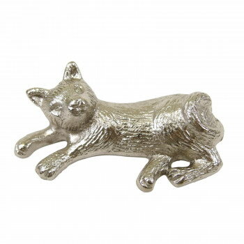 China Ornaments - シャビーシック キャット カトラリースタンドB シルバー KI010399 【北海道・沖縄・離島配送不可】