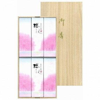 丸叶むらた　お線香 櫻人 煙少 贈答用 桐箱 250135 【北海道・沖縄・離島配送不可】
