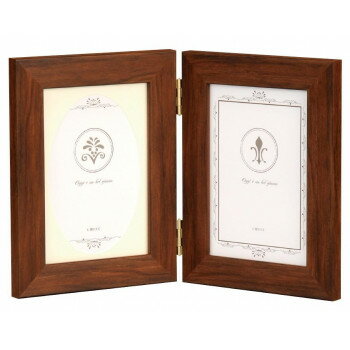 KPフレーム ペアL判タテ ダークブラウン 118-030 【北海道・沖縄・離島配送不可】