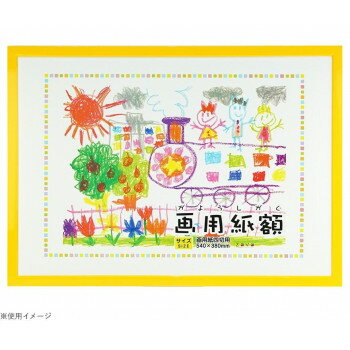 画用紙額 四切判 イエロー 107-017 【北海道・沖縄・離島配送不可】