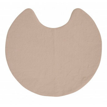 pupumof ラビットファー調トイレマット　ダスティピンク 【北海道・沖縄・離島配送不可】