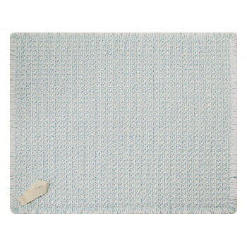 ふわさら吸水水切りマット 42×52cm　ブルー 【沖縄配送不可】