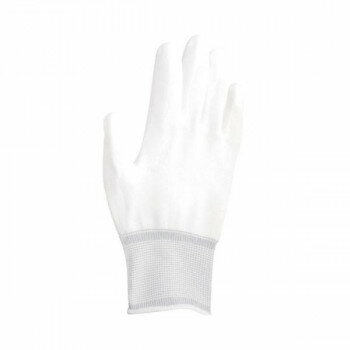 小野商事 エース ウレタン背抜き手袋 ホワイト 10双組 Lサイズ No.1761 【北海道・沖縄・離島配送不可】