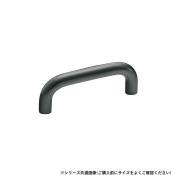 シロクマ 10φ丸棒ハンドル 310mm 黒 A-14 【北海道・沖縄・離島配送不可】