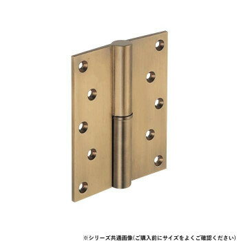 シロクマ 異形二管丁番(左) 127×102 仙徳 BB-102L 【北海道・沖縄・離島配送不可】