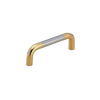 ステンレス・真鍮製のサンデーハンドルです。サイズ：100mm個装サイズ：14.0×1.8×1.4cm重量：個装重量：120g素材・材質：ステンレス・真鍮生産国：中国