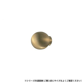シロクマ ボールツマミ 28φ サテンゴールド KB-85