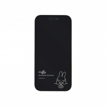 ミッフィー iPhone13〜15/13〜15Pro対応ガラススクリーンプロテクター ミッフィー MF-468B