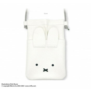 ミッフィー IIIIpocket スマートフォンポーチ フェイス MF-455WH 【北海道・沖縄・離島配送不可】