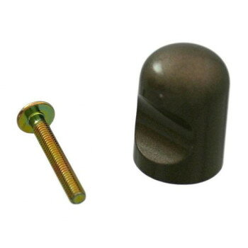 引き出しや扉の、お手軽な模様替えにオススメです。裏側からビスで止めるタイプのツマミです。サイズ：直径20mm個装サイズ：5.1×4.9×2.2cm重量：個装重量：40g仕様：カラー:アンバー取付:裏ビス止生産国：中国