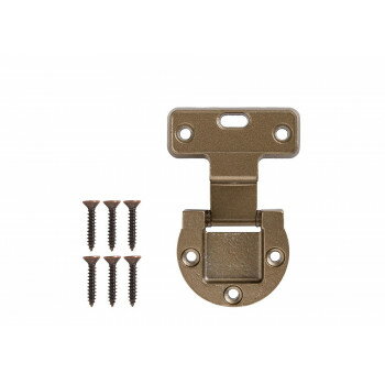 ハイロジック　P-543　アングル丁番　AB色　16×15　1個入　72543 【北海道・沖縄・離島配送不可】