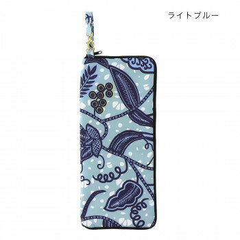 傘カバー アフリカンプリント ライトブルー 37724023044 【北海道・沖縄・離島配送不可】