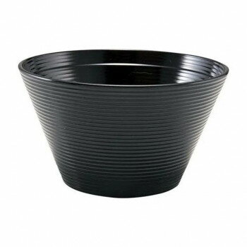 （食洗機対応）千筋クィーン椀(大)　総黒　親のみ　32000562 【北海道・沖縄・離島配送不可】