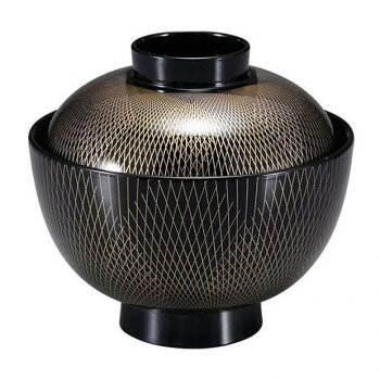 （食洗機対応）和越前椀　金武蔵野(内黒)　70000570 【北海道・沖縄・離島配送不可】