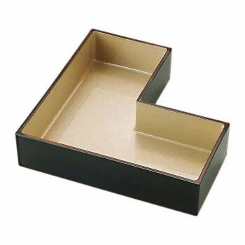 138×138L型箱　銀天べっ甲(外黒)　90110030 【北海道・沖縄・離島配送不可】