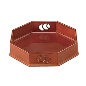 6.5寸つぼつぼ八角盛器　春慶　51272249 【北海道・沖縄・離島配送不可】