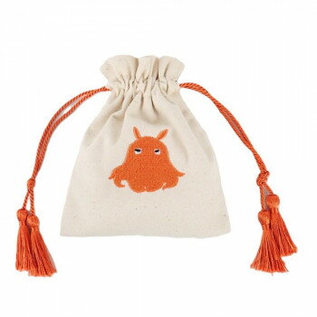 アニマル刺繍巾着ポーチ2 08/メンダコ F238110-08 【北海道・沖縄・離島配送不可】