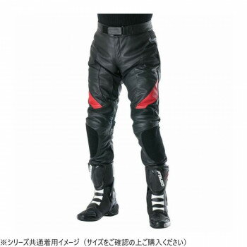 RDP-10A レザーパンツ BK/RE L RDP10A-L 【北海道・沖縄・離島配送不可】