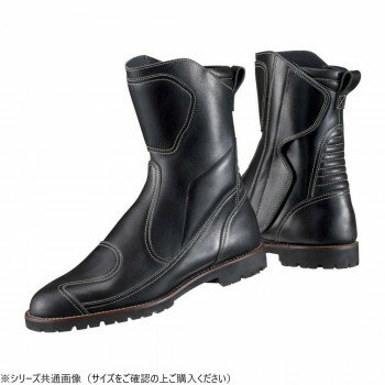 NTB-34 セミロングステッチブーツ BK 260 13410260 【北海道・沖縄・離島配送不可】