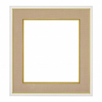 大額　色紙額　4953　色紙　ホワイト/ベージュ 【北海道・沖縄・離島配送不可】