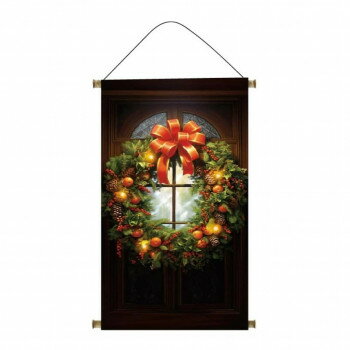 LEDウォールタペストリー グレイスリース 400913203 【北海道・沖縄・離島配送不可】