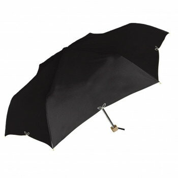 中谷 傘 UVフルール 折りたたみ ブラック 55cm 黒 折り畳み 日傘 晴雨兼用 おしゃれ 924-049 【北海道・沖縄・離島配送不可】