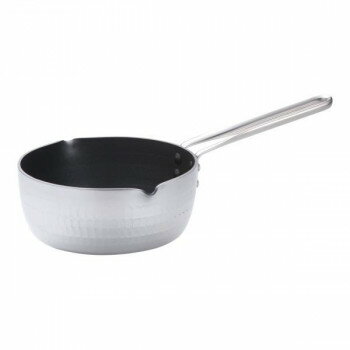 遠藤商事　TKG　共柄厚板　IHアルミテフロン雪平鍋　16cm(目盛付)　AYK7101 【北海道・沖縄・離島配送不可】