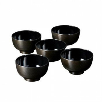 尾崎商店 ラメ塗汁椀5客 H06-63 5110-286 【北海道・沖縄・離島配送不可】